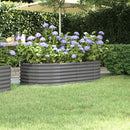plantekrukke 152x80x36 cm galvaniseret stål grå