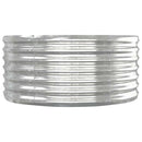 plantekasse 152x80x36 cm galvaniseret stål sølvfarvet