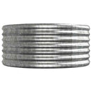 plantekasse 224x80x36 cm galvaniseret stål sølvfarvet