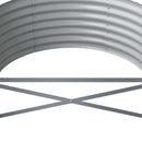 plantekrukke 440x80x36 cm galvaniseret stål antracitgrå