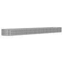 plantekrukke 512x80x36 cm galvaniseret stål sølvfarvet