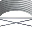 plantekrukke 512x80x36 cm galvaniseret stål sølvfarvet