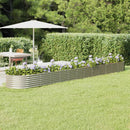 plantekrukke 512x80x36 cm galvaniseret stål sølvfarvet