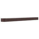 plantekasse 620x80x36 cm galvaniseret stål brun