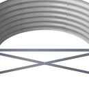 plantekrukke 620x80x36 cm galvaniseret stål sølvfarvet