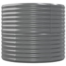 plantekasse 152x80x68 cm galvaniseret stål grå