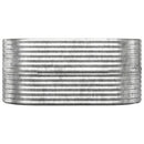 plantekrukke 152x80x68 cm galvaniseret stål sølvfarvet