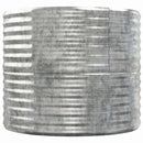 plantekrukke 152x80x68 cm galvaniseret stål sølvfarvet
