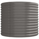 plantekasse 224x80x68 cm galvaniseret stål grå