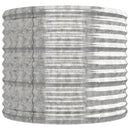plantekrukke 224x80x68 cm galvaniseret stål sølvfarvet