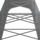 plantekasse 296x80x68 cm galvaniseret stål grøn