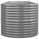 plantekasse 440x80x68 cm galvaniseret stål grå