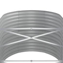 plantekasse 440x80x68 cm galvaniseret stål antracitgrå