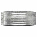 plantekasse 100x100x36 cm galvaniseret stål sølvfarvet