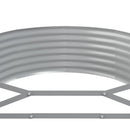 plantekasse 175x100x36 cm galvaniseret stål grå