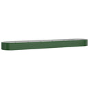 plantekasse 507x100x36 cm galvaniseret stål grøn