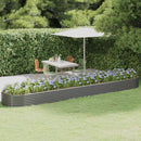 plantekasse 507x100x36 cm galvaniseret stål grå