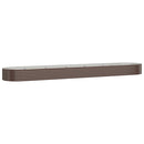 plantekasse 507x100x36 cm galvaniseret stål brun