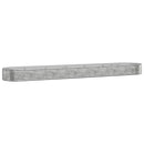 plantekasse 507x100x36 cm galvaniseret stål sølvfarvet