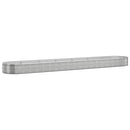 plantekasse 544x100x36 cm galvaniseret stål sølvfarvet