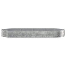 plantekasse 373x140x36 cm galvaniseret stål sølvfarvet