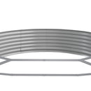 plantekasse 450x140x36 cm galvaniseret stål brun