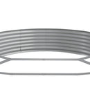 plantekasse 450x140x36 cm galvaniseret stål antracitgrå