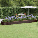 plantekasse 523x140x36 cm galvaniseret stål brun