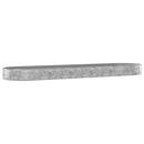 plantekasse 523x140x36 cm galvaniseret stål sølvfarvet