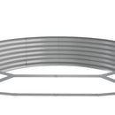 plantekasse 523x140x36 cm galvaniseret stål sølvfarvet