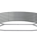plantekasse 600x140x36 cm galvaniseret stål antracitgrå