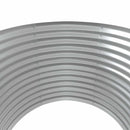 plantekrukke 100x100x68 cm galvaniseret stål grå