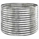 plantekasse 100x100x68 cm galvaniseret stål sølvfarvet