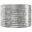 plantekasse 100x100x68 cm galvaniseret stål sølvfarvet