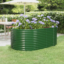 plantekasse 175x100x68 cm galvaniseret stål grøn