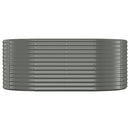 plantekrukke 175x100x68 cm galvaniseret stål grå