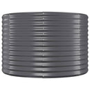 plantekasse 175x100x68 cm galvaniseret stål antracitgrå