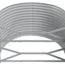 plantekasse 175x100x68 cm galvaniseret stål antracitgrå