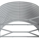plantekasse 249x100x68 cm galvaniseret stål grå