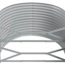 plantekasse 249x100x68 cm galvaniseret stål antracitgrå
