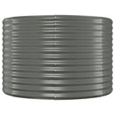 plantekasse 322x100x68 cm galvaniseret stål grå