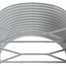 plantekasse 396x100x68 cm galvaniseret stål antracitgrå
