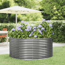 plantekasse 140x140x68 cm galvaniseret stål grå