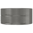 plantekasse 291x140x68 cm galvaniseret stål grå