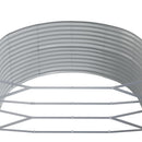 plantekasse 291x140x68 cm galvaniseret stål brun