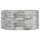 plantekasse 447x140x68 cm galvaniseret stål sølvfarvet