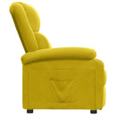 lænestol velour gul