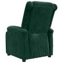 massagestol velour mørkegrøn