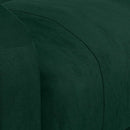 massagestol velour mørkegrøn