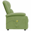 massagestol velour lysegrøn